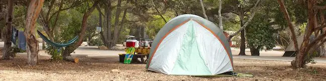 El Capitan State Beach Campground Santa Barbara area camp Goleta California beach camping